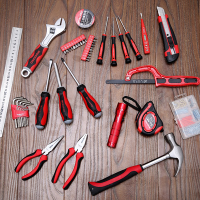 万克宝W1150家用工具箱套装 电工木工维修五金手动工具套全国包邮